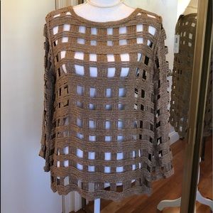 Chico’s basketweave sweater